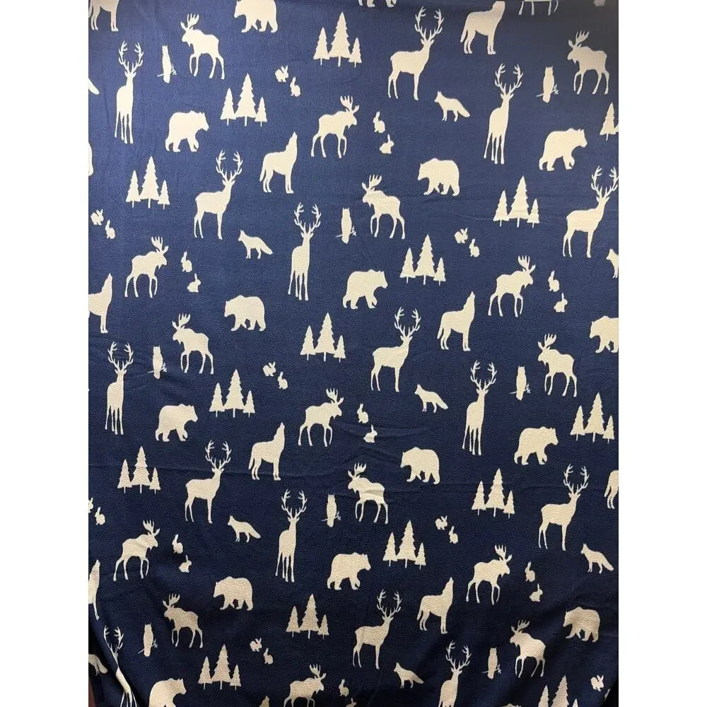Cannon, Twin, Blanket, Fleece, Woodland Animals, Forest Creatures